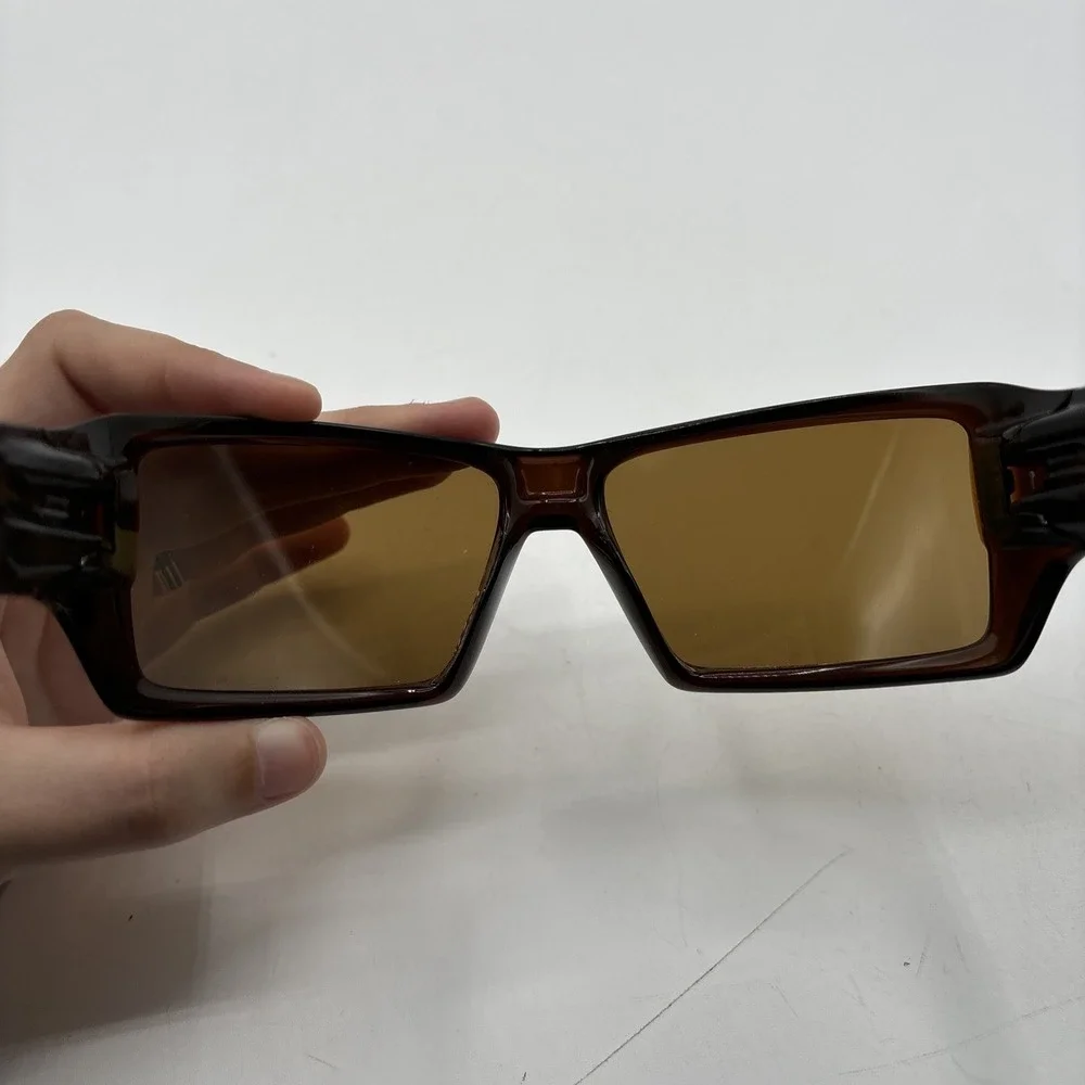 Oakley Eyepatch 2 Rootbeer Brown Polarized Sunglasses Preowned READ